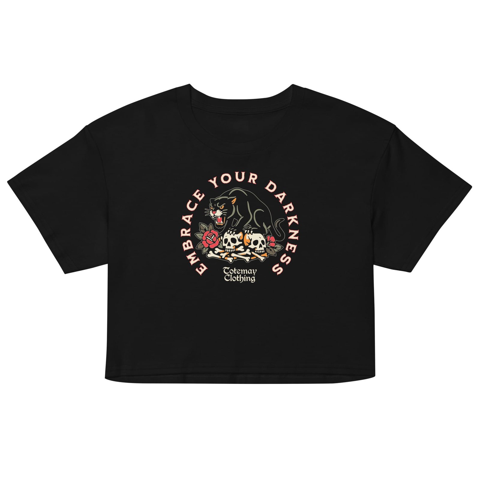 Embrace Your Darkness - Women's Crop Tee 4 Embrace Your Darkness - Women's Crop Tee - Image 4