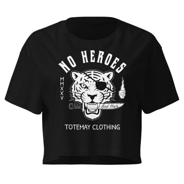 No Heroes - Women's Crop Tee
