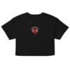Damned Love - Black Women's Crop Tee 3 womens crop top black front 6a1775a835b37
