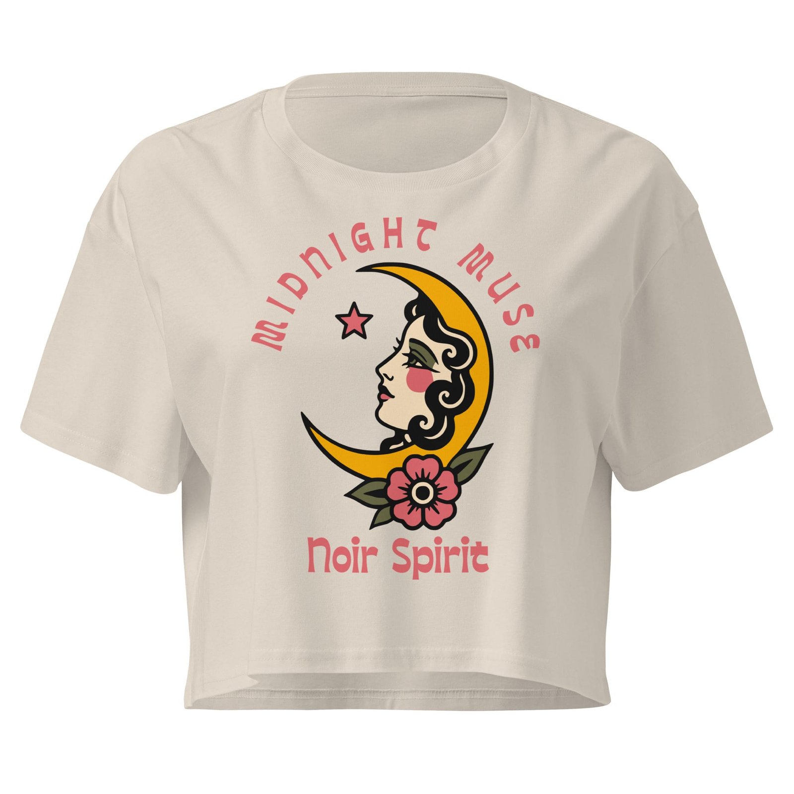 Midnight Muse - Women’s crop tee 3 Midnight Muse - Women’s crop tee - Image 3