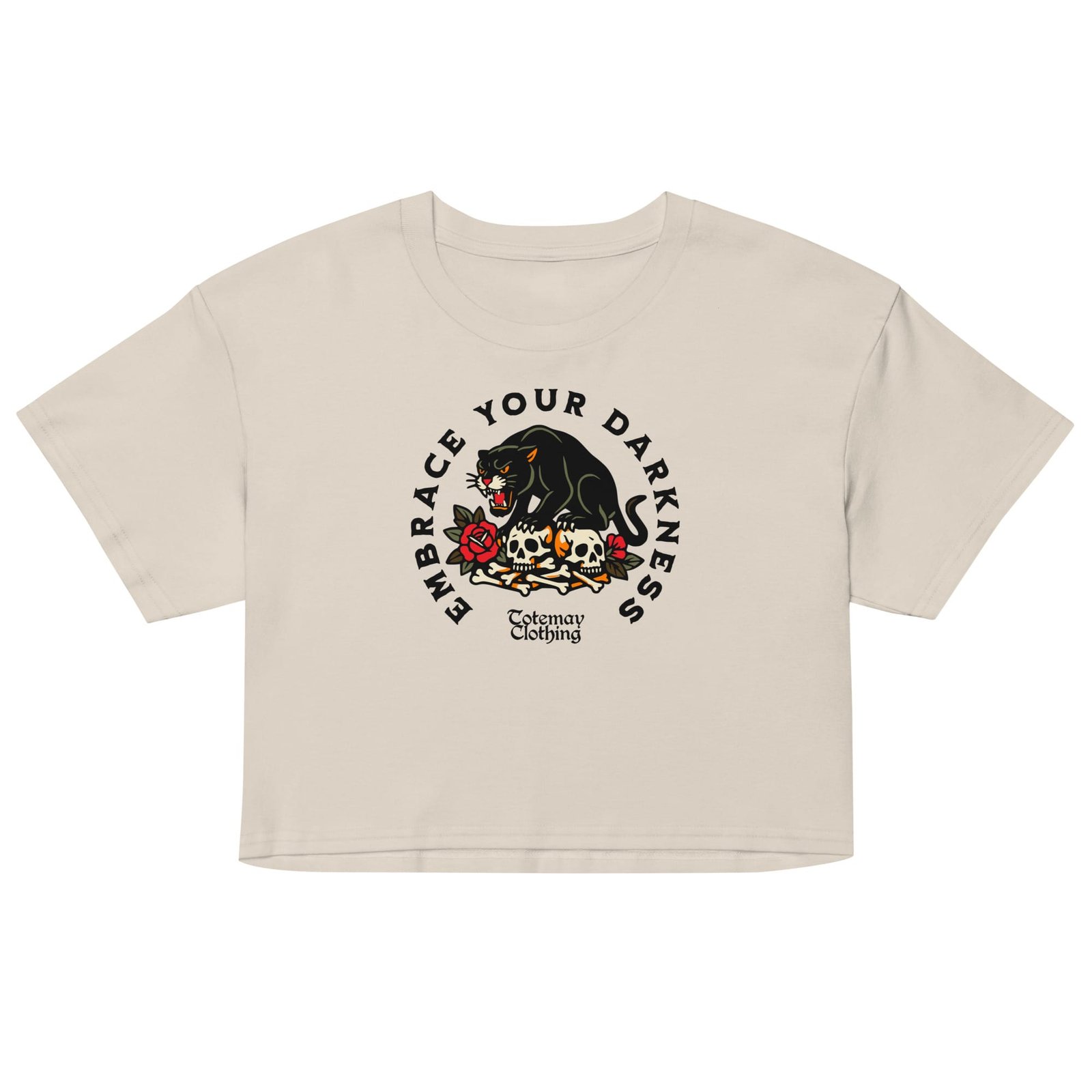 Embrace Your Darkness - Women's Crop Tee 6 Embrace Your Darkness - Women's Crop Tee - Image 6
