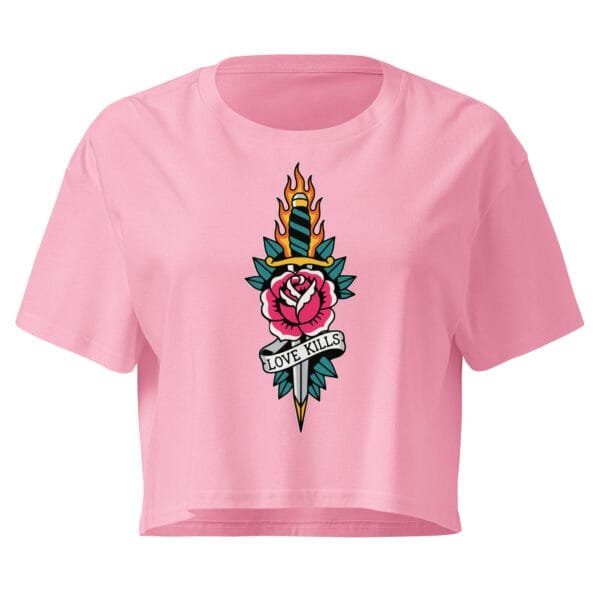 Love Kills - Women's Crop Tee