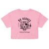 No Heroes - Women's Crop Tee 9 womens crop top bubblegum front 6a17747760ed9