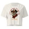 Not Today - Women's Crop Tee 10 womens crop top ecru front 6a16e787e5845