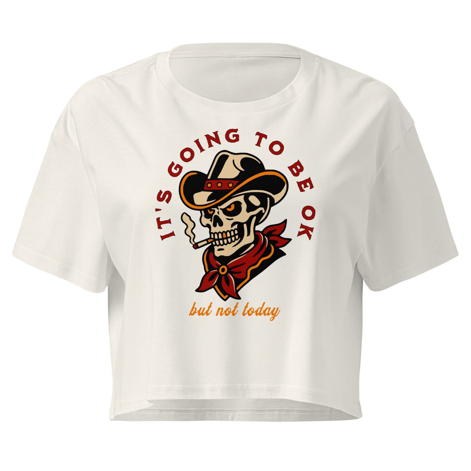 Not Today - Women's Crop Tee 5 Not Today - Women's Crop Tee - Image 5