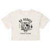 No Heroes - Women's Crop Tee 11 womens crop top ecru front 6a17747760592