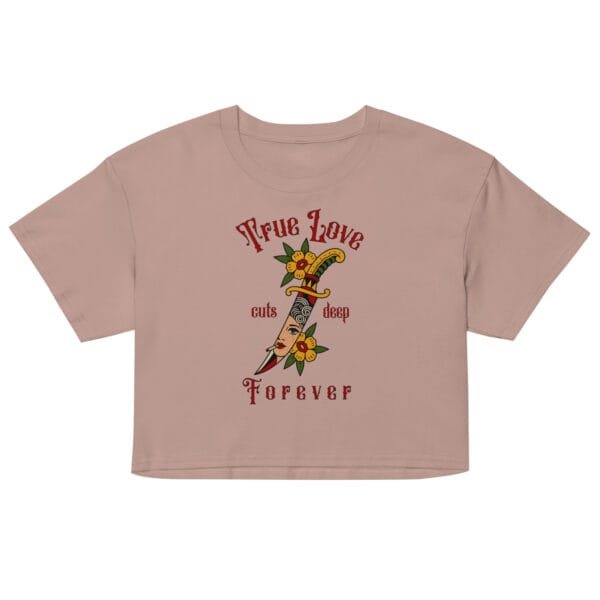 Alternative view of True Love - Women’s Crop Tee