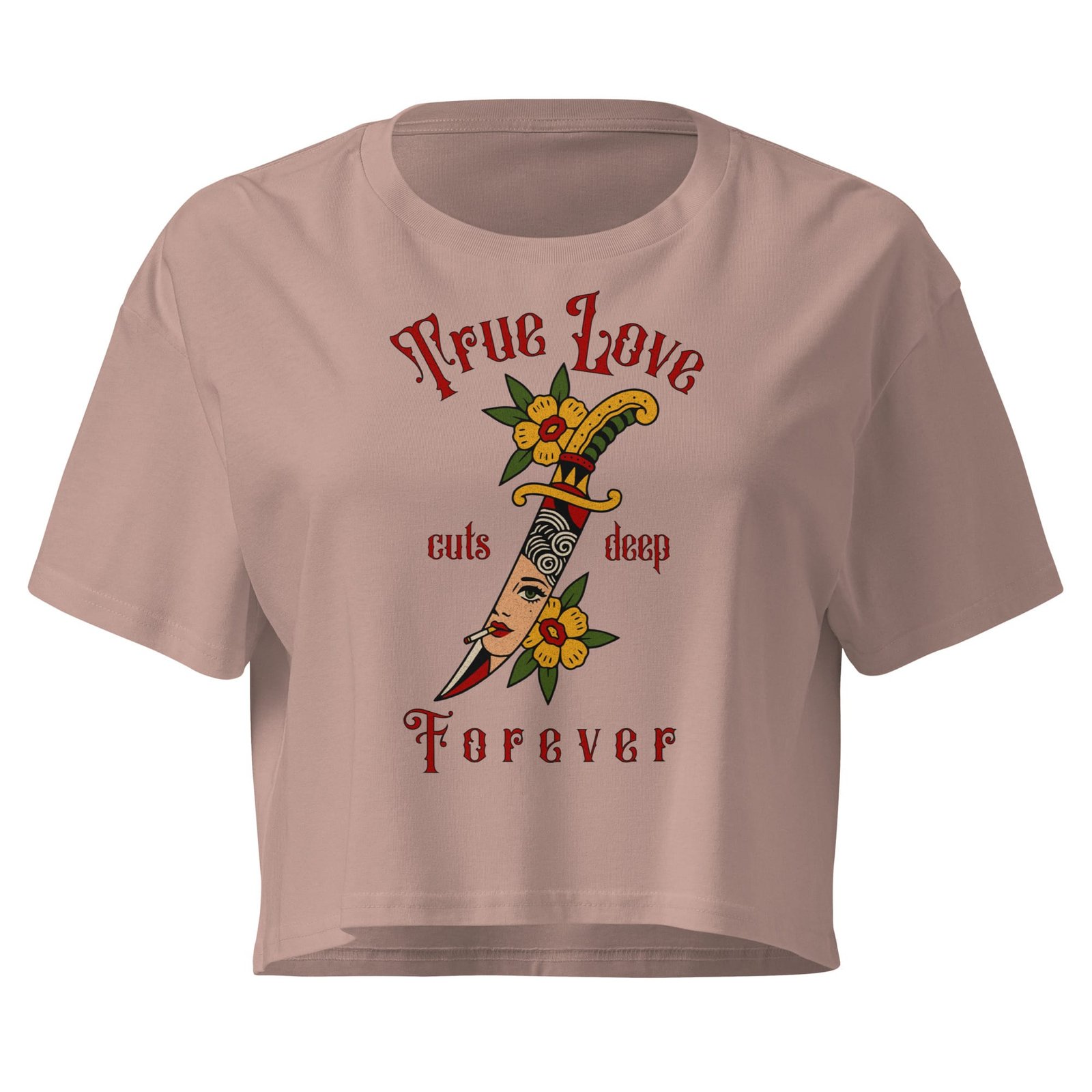 True Love - Women’s Crop Tee 1 True Love - Women’s Crop Tee