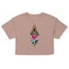 Love Kills - Women's Crop Tee 9 womens crop top hazy pink front 6a17698b24216