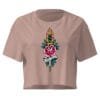 Love Kills - Women's Crop Tee 8 womens crop top hazy pink front 6a17698b25582
