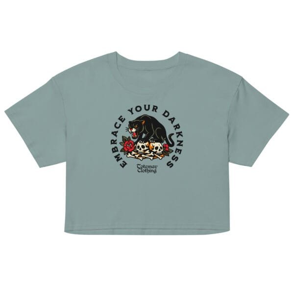 Alternative view of Embrace Your Darkness - Women's Crop Tee