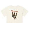 Shattered - Women's Crop Tee 9 womens crop top natural front 6a16fd8658a67