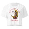 Midnight Muse - Women’s crop tee 10 womens crop top white front 6a176754c6998