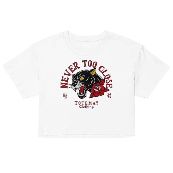Alternative view of Never Too Close - Women's Crop Tee