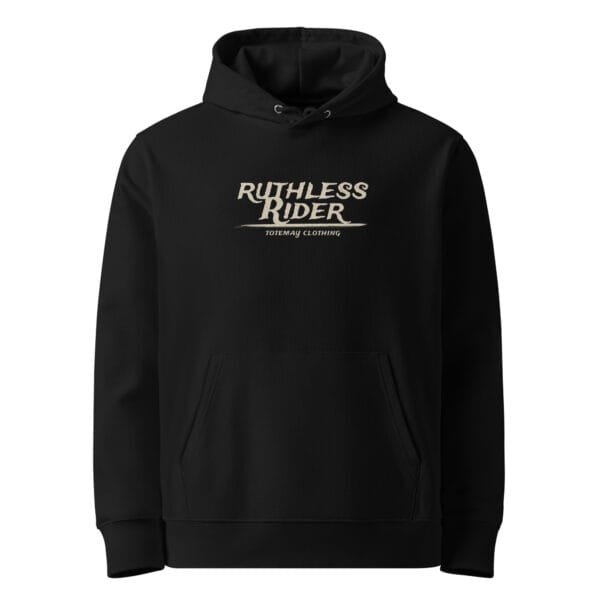 Alternative view of Ruthless Riders - Black Heavy Hoodie