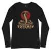 Cold Blooded - Black Long Sleeve Tee - Image 2