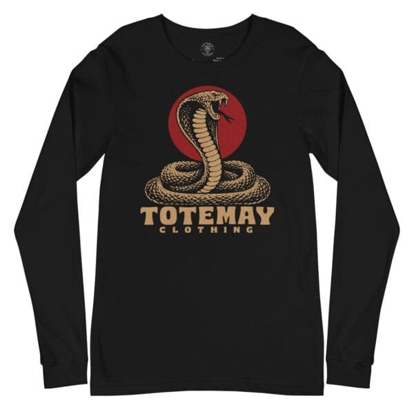 Alternative view of Cold Blooded - Black Long Sleeve Tee