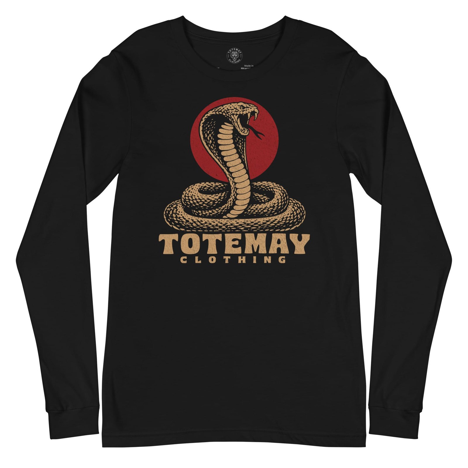 Cold Blooded - Black Long Sleeve Tee - Image 2
