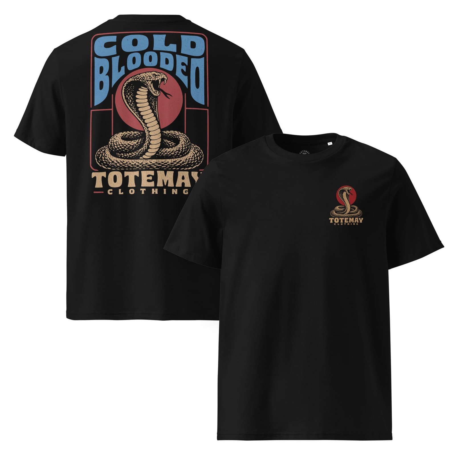 Cold Blooded - Black T-shirt - Image 3