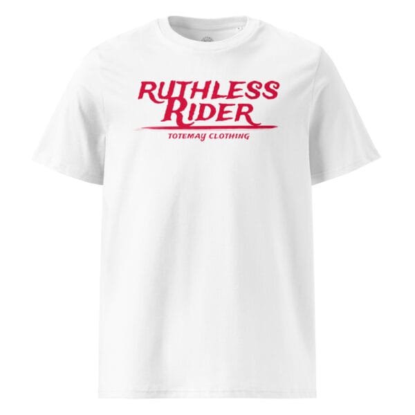 Alternative view of Ruthless Riders - White T-shirt