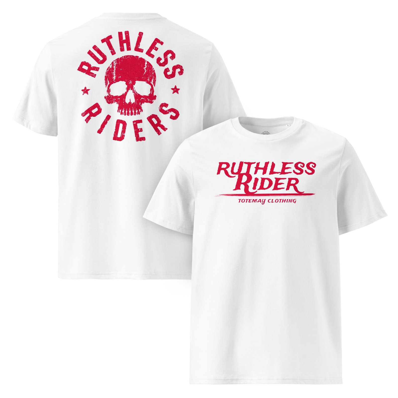 Ruthless Riders - White T-shirt - Image 3