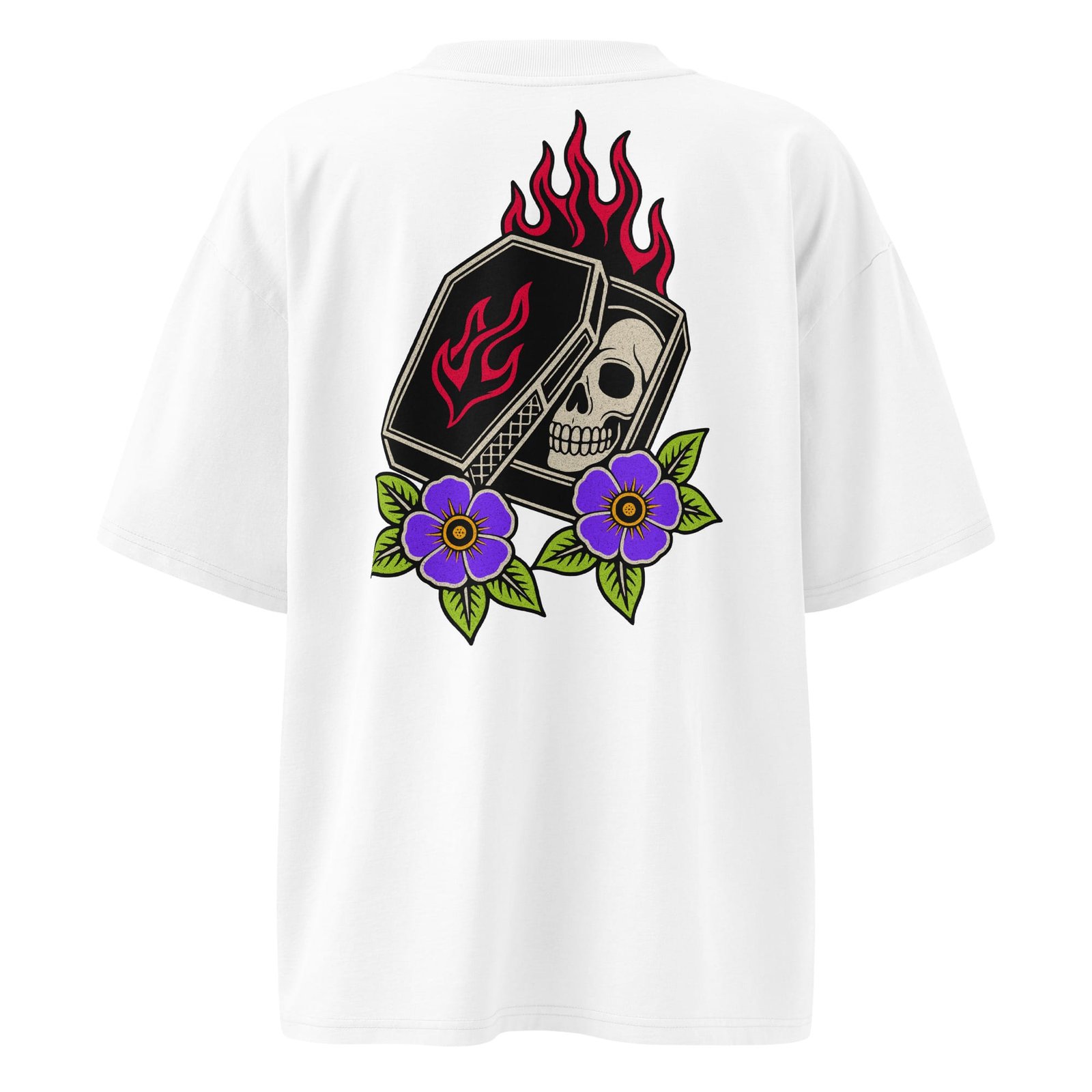 Afterlife - Oversized White T-shirt
