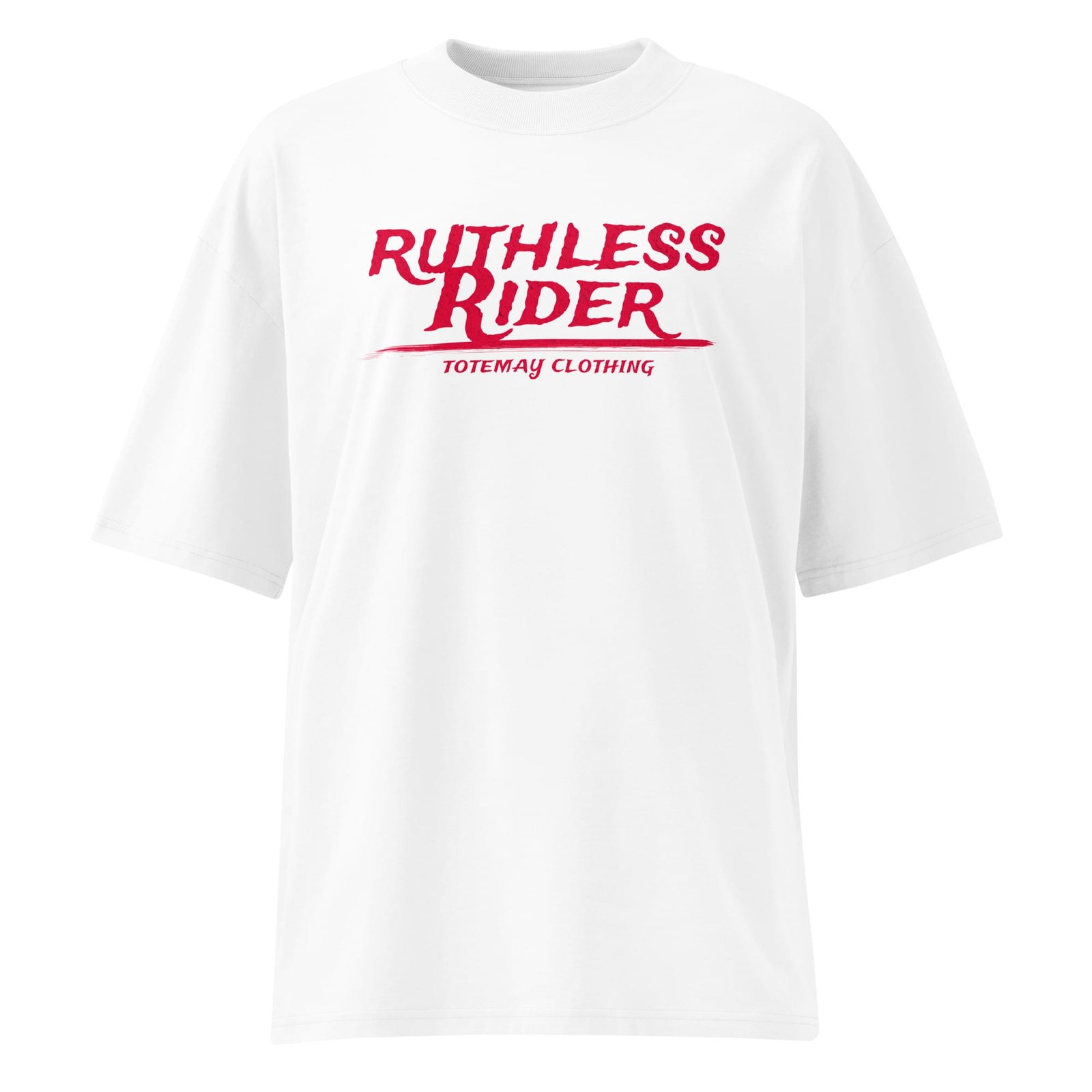 Ruthless Riders - Oversized White T-shirt - Image 2