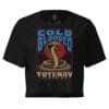 Cold Blooded - Black Crop Tee