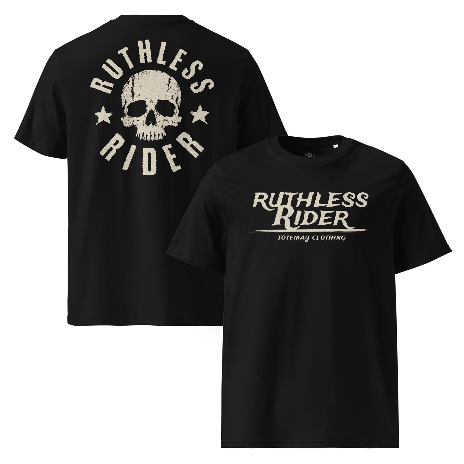 Ruthless Rider - Black T-shirt - Image 3